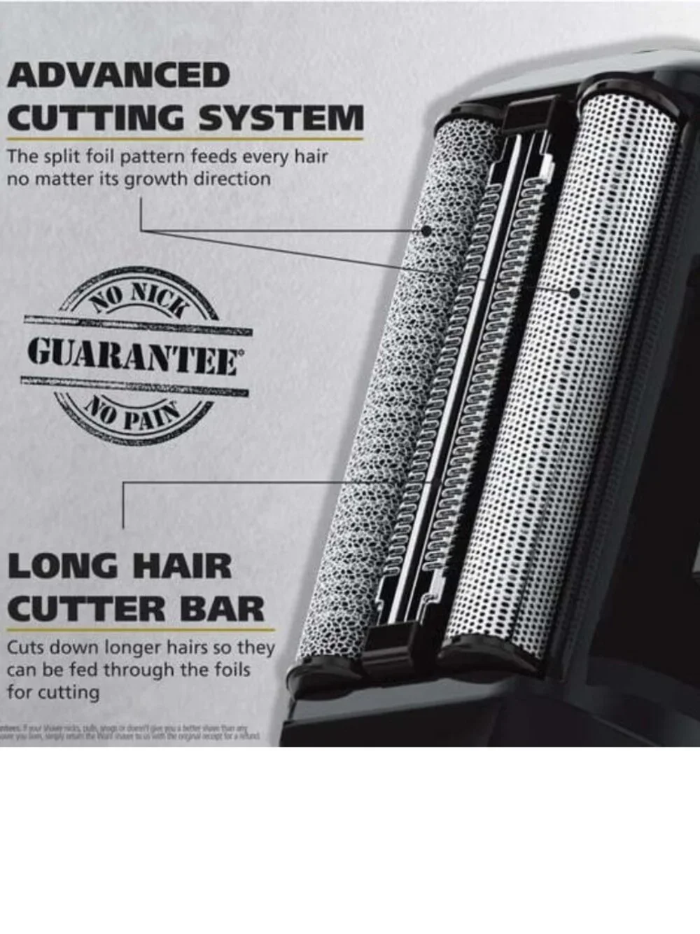 Wahl Men's Manscaper Shaver, Rechargeable, Waterproof Wet/Dry, Flex Foils, 7074